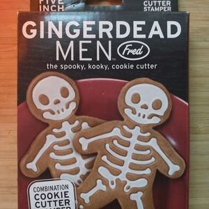 New Unused GingerDEAD Man 5-inch Cookie Cutter & Stamper